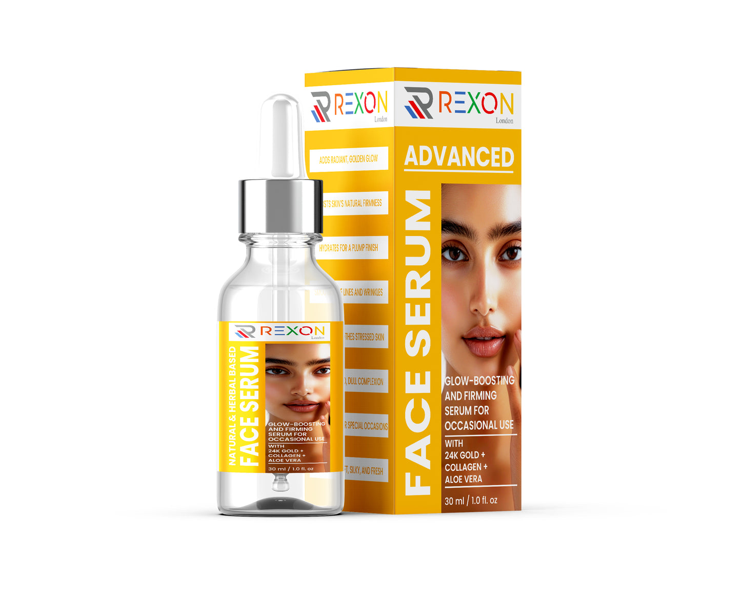 24K Gold + Collagen + Aloe Vera Face Serum