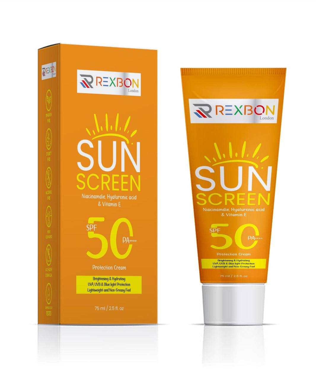 SPF 50 Sunscreen With Niacinamide, Hyaluronic Acid & Vitamin E