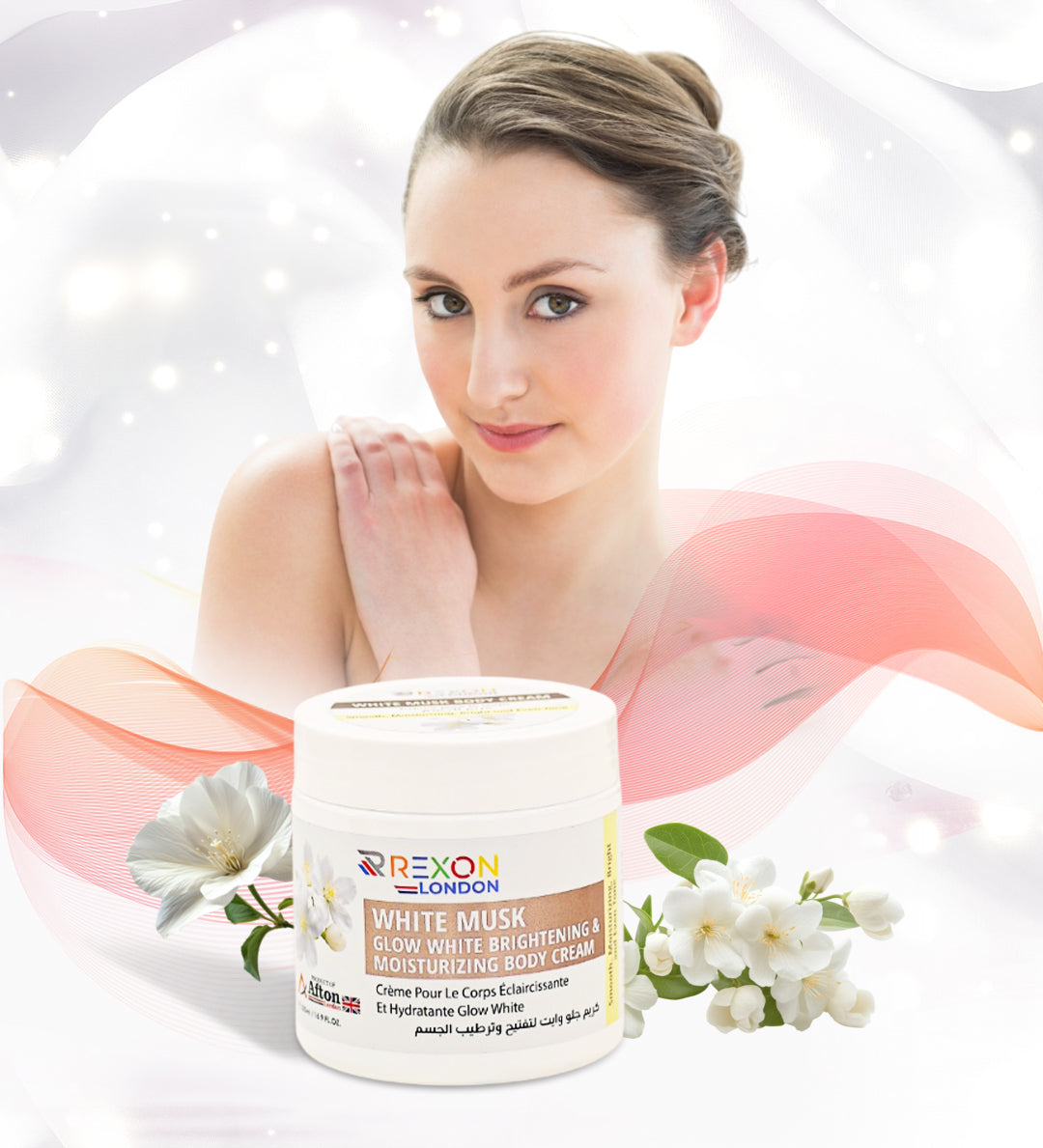 White Musk- Glow White Brightening & Moisturizing Body Cream