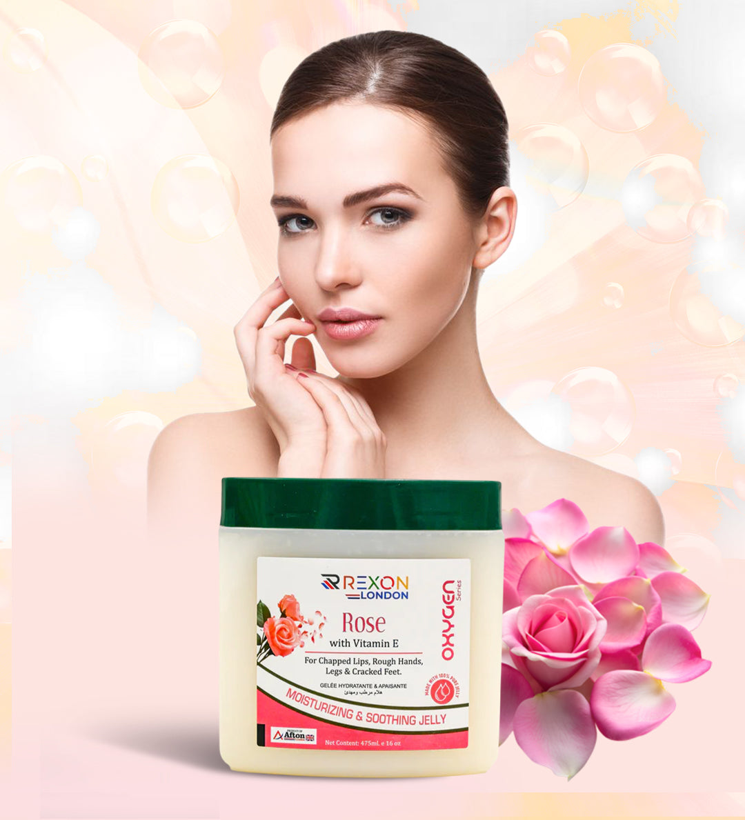 Rose With Vitamin E - Moisturizing and Soothing Jelly