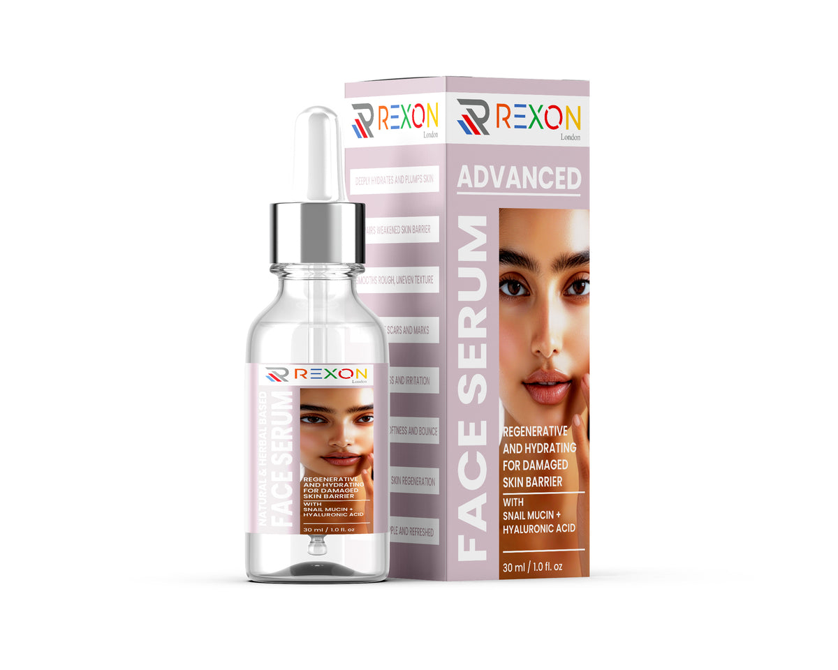 Snail Mucin + Hyaluronic Acid Face Serum – RexonLondon