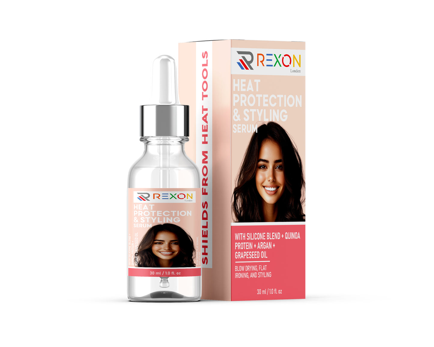 Heat Protection & Hair Styling Serum