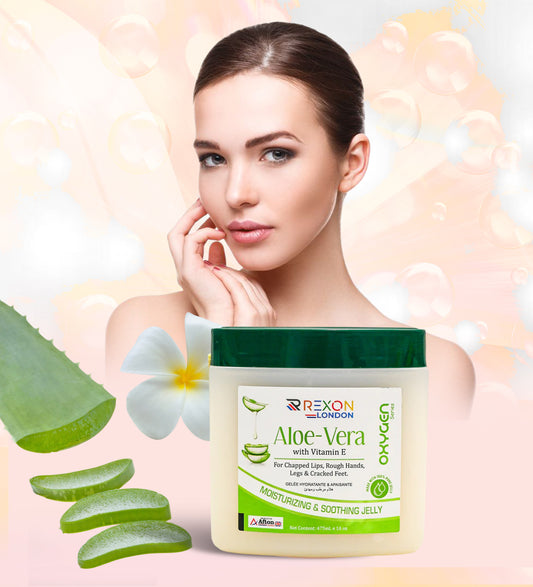 Aloe Vera with Vitamin E - Moisturizing and Soothing Jelly