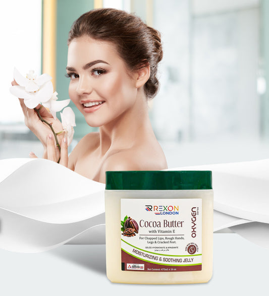 Cocoa Butter with Vitamin E - Moisturizing and Soothing Jelly